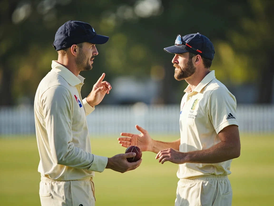 Cricket batter celebrating a fifty, fist pump